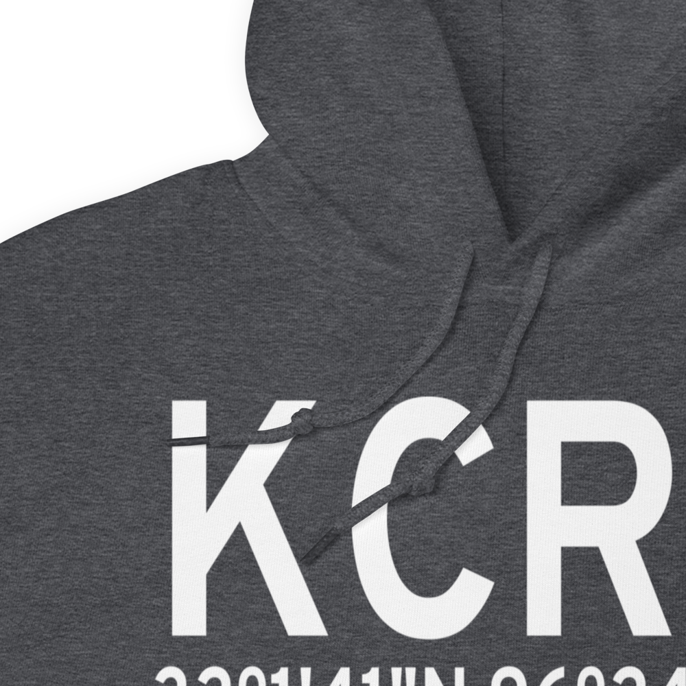C David Campbell Field Corsicana Municipal Airport (KCRS) ICAO Hoodie Sweatshirt 