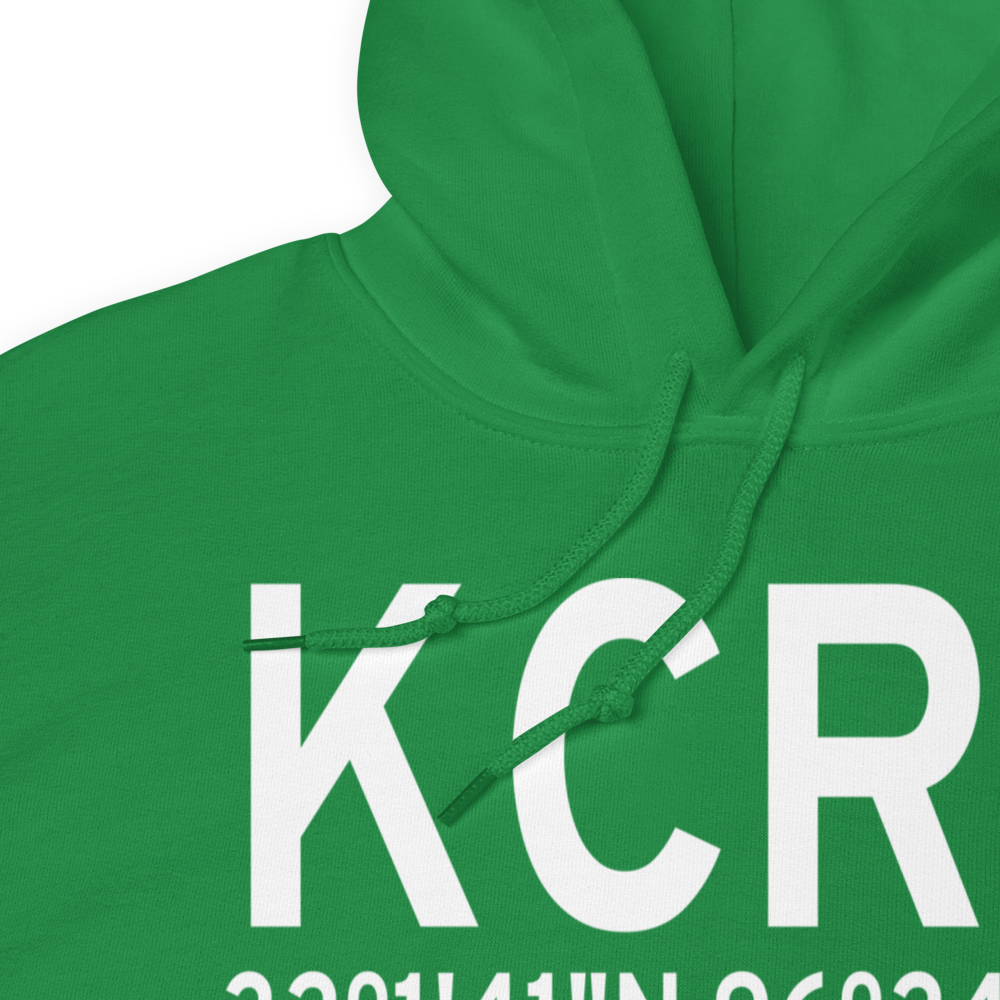 C David Campbell Field Corsicana Municipal Airport (KCRS) ICAO Hoodie Sweatshirt 