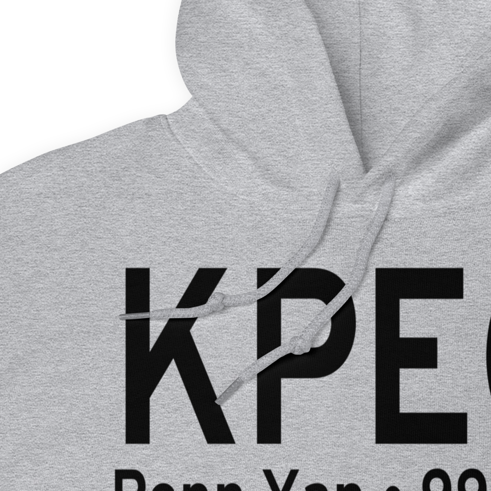 Penn Yan Airport (KPEO) ICAO Hoodie Sweatshirt 