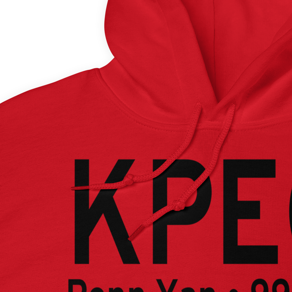 Penn Yan Airport (KPEO) ICAO Hoodie Sweatshirt 