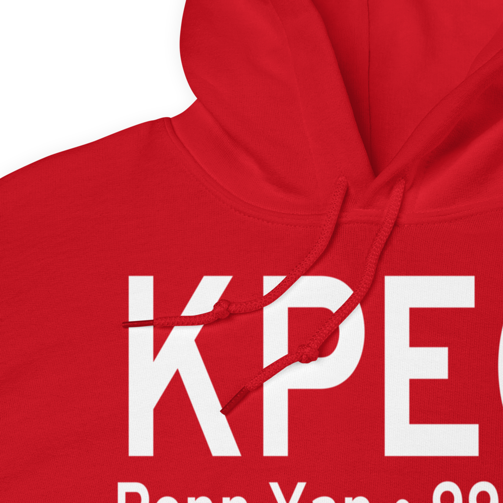 Penn Yan Airport (KPEO) ICAO Hoodie Sweatshirt 