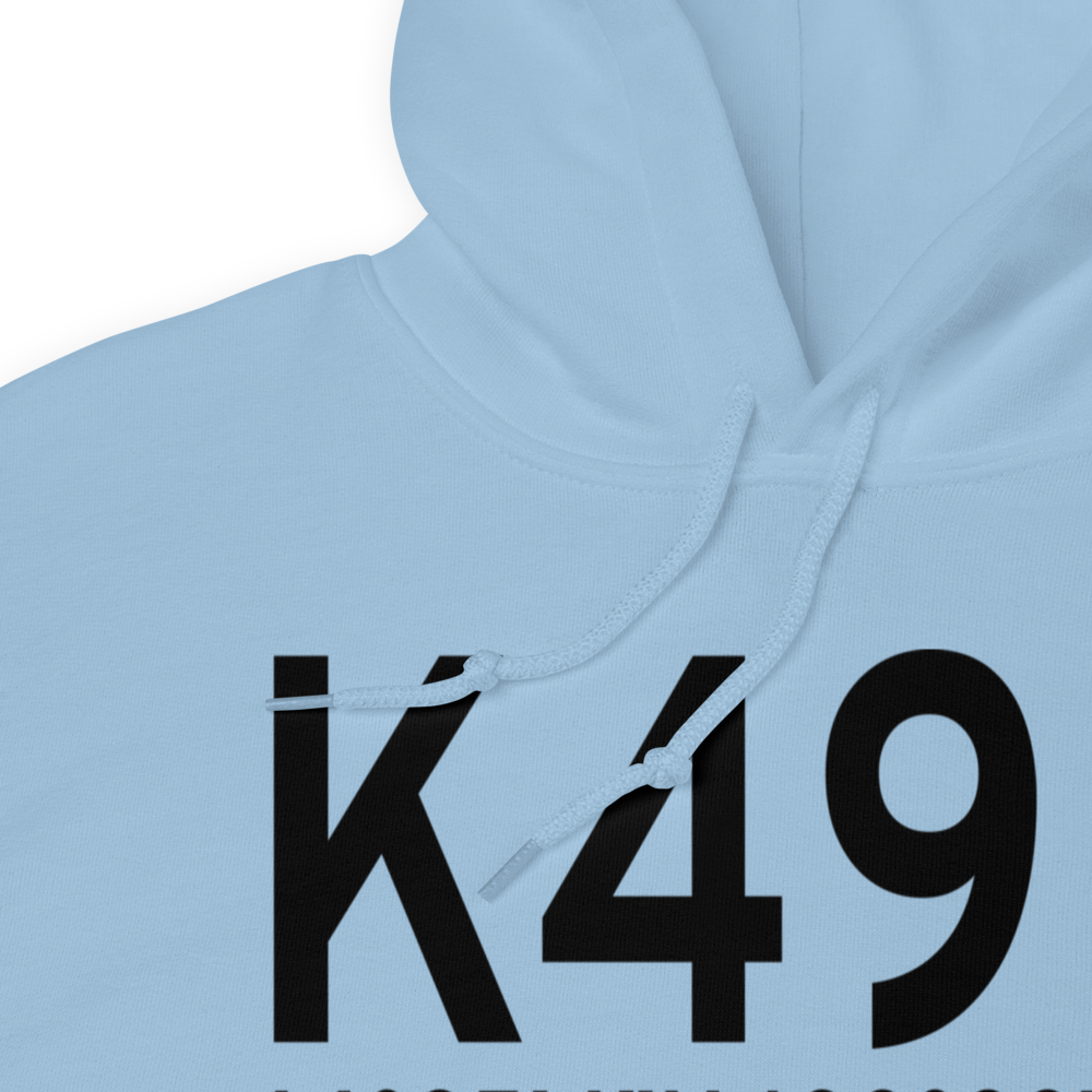 Sturgis Municipal Airport (K49B) ICAO Hoodie Sweatshirt 