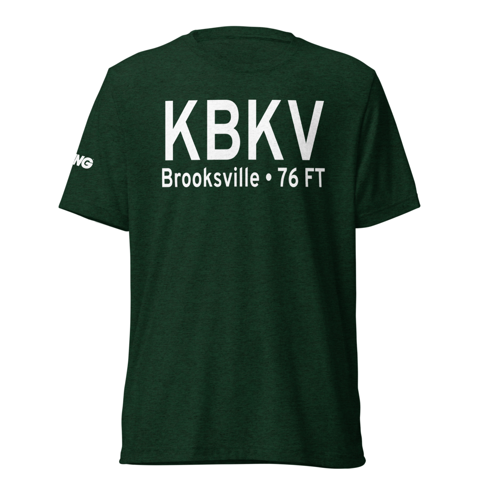 Hernando County Airport (KBKV) ICAO Tri-blend T-Shirt 