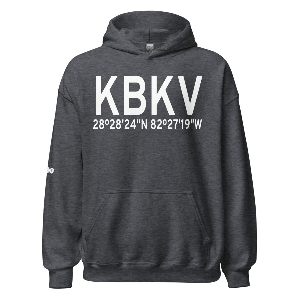 Hernando County Airport (KBKV) ICAO Hoodie Sweatshirt 