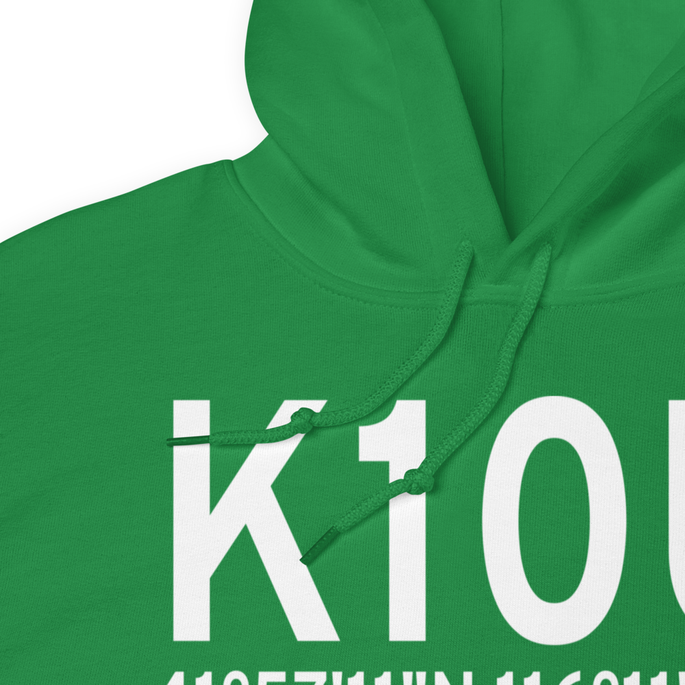 Owyhee Airport (K10U) ICAO Hoodie Sweatshirt 