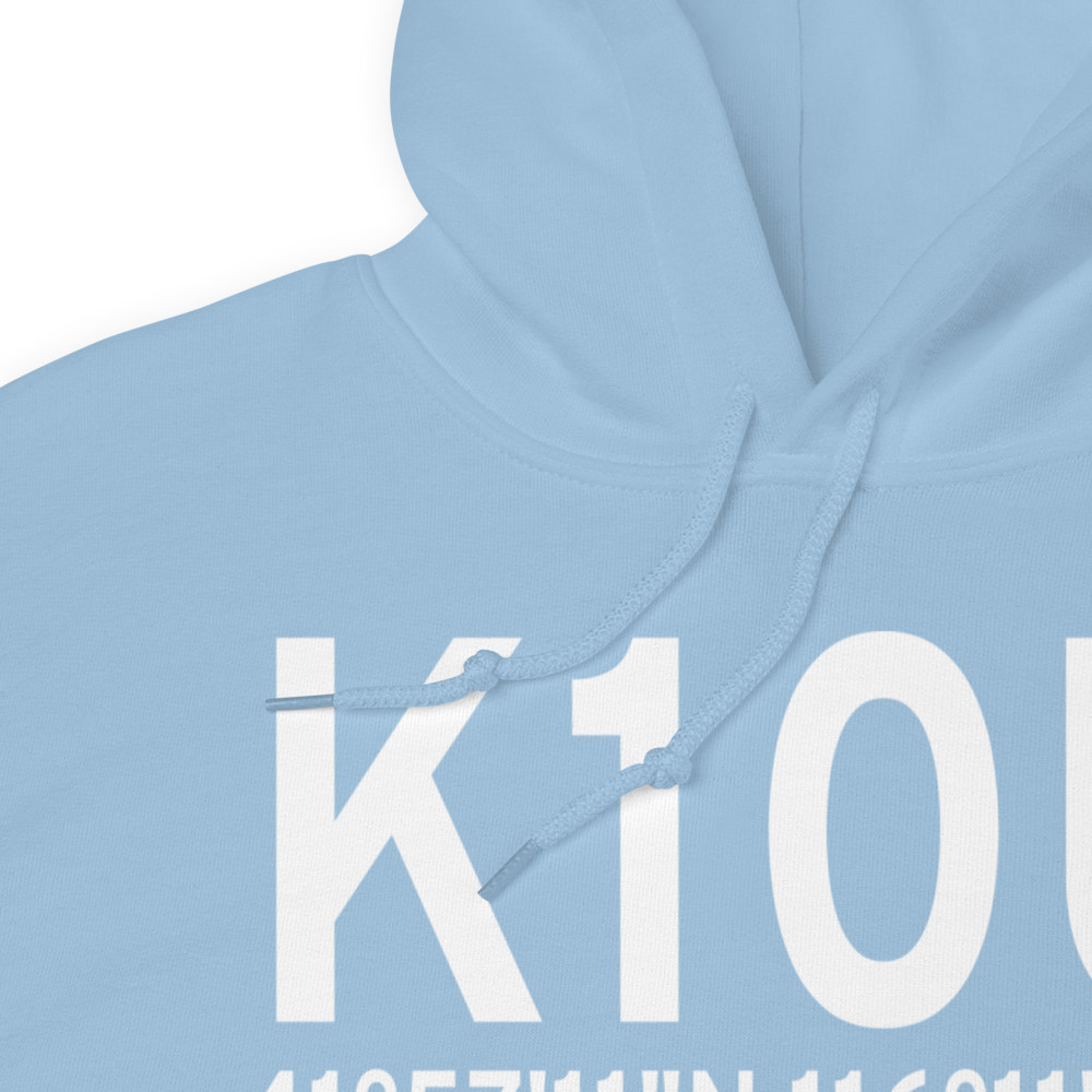 Owyhee Airport (K10U) ICAO Hoodie Sweatshirt 
