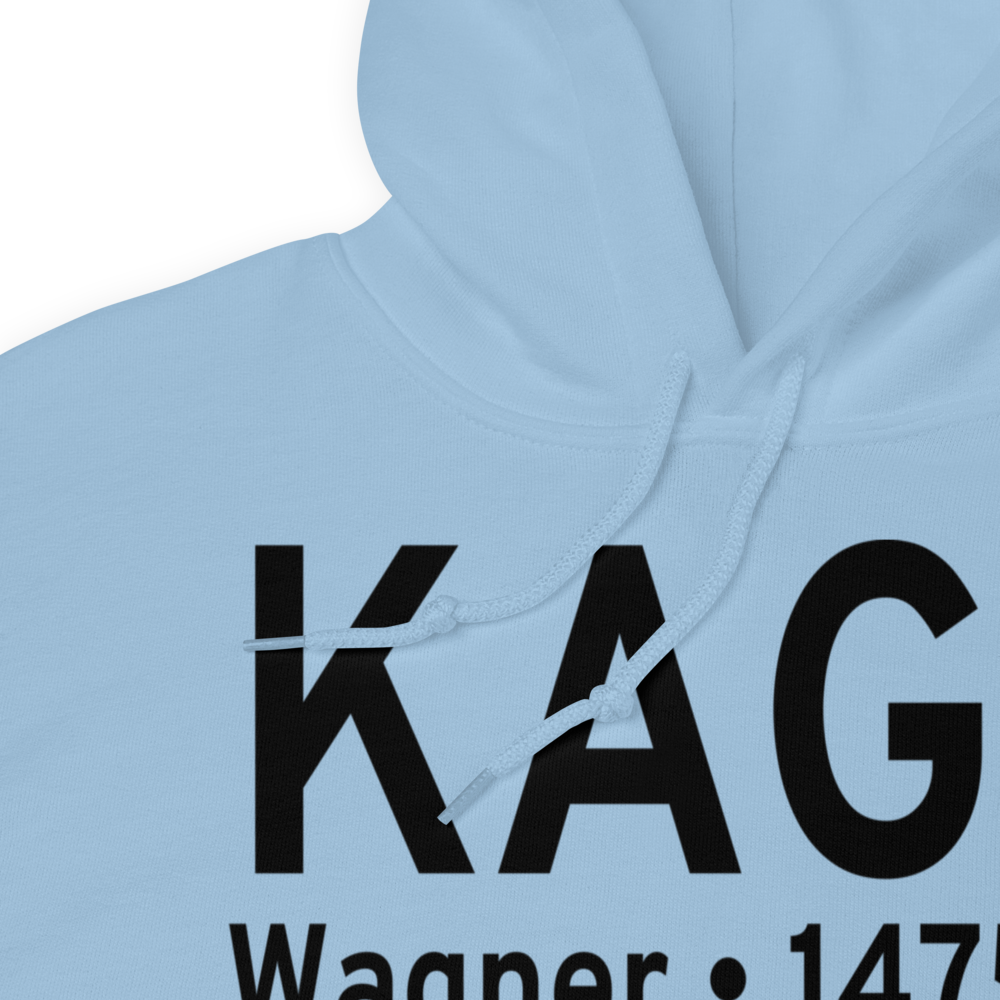 Wagner Municipal Airport (KAGZ) ICAO Hoodie Sweatshirt 