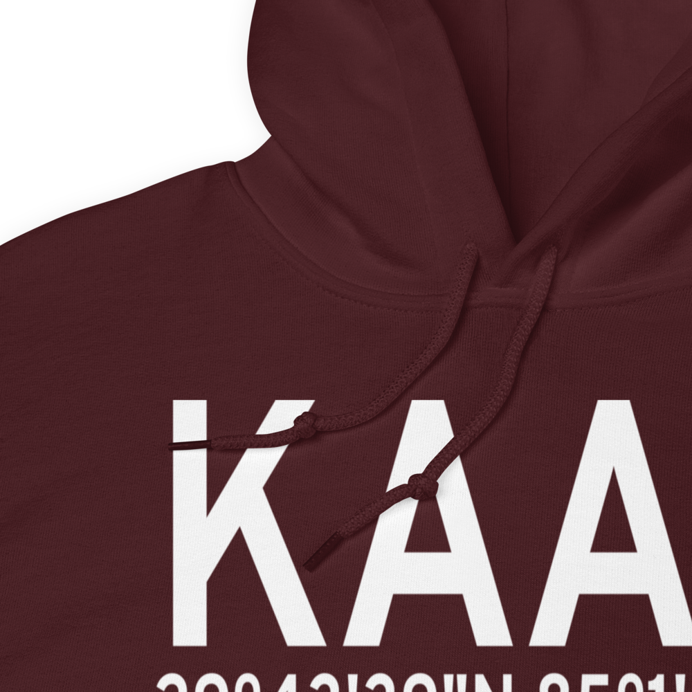 Apalachicola Regional Airport (KAAF) ICAO Hoodie Sweatshirt 