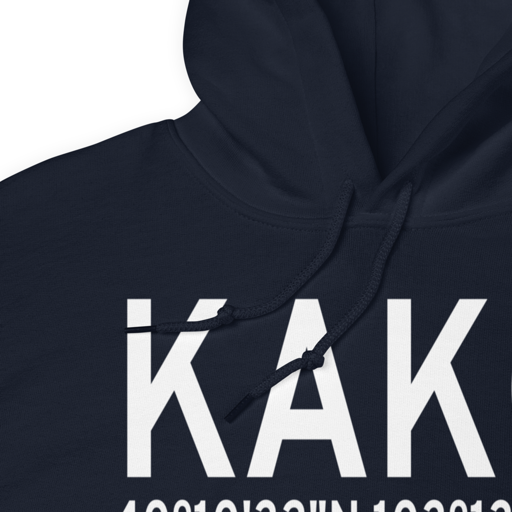 Colorado Plains Regional Airport (KAKO) ICAO Hoodie Sweatshirt 