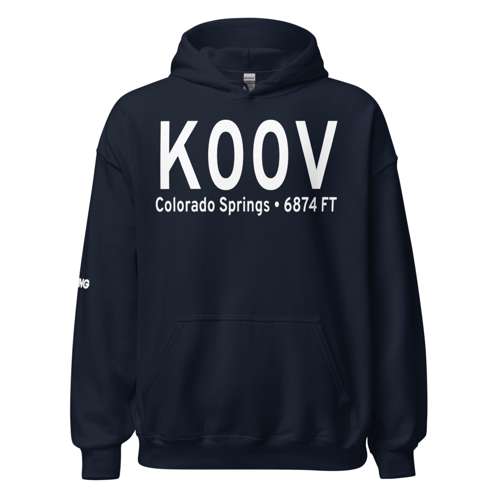 Meadow Lake Airport (K00V) ICAO Hoodie Sweatshirt 