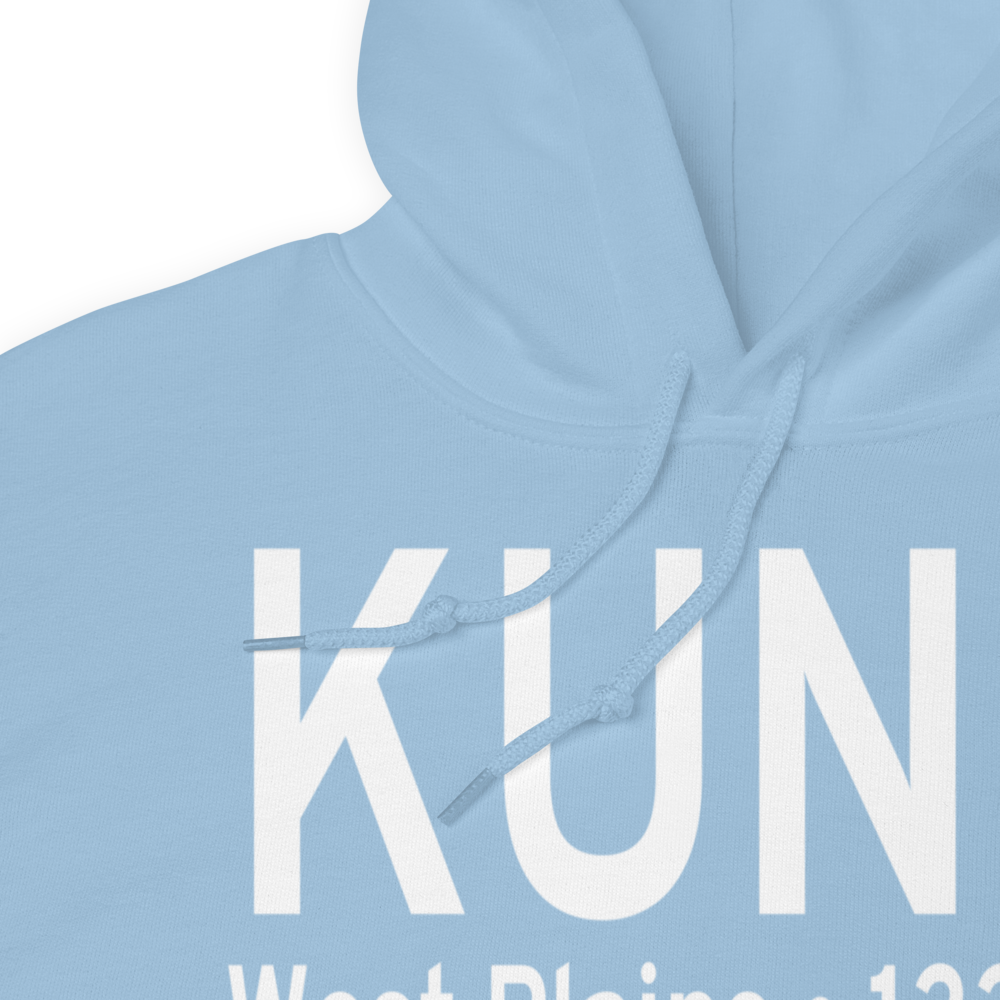 West Plains Municipal Airport (KUNO) ICAO Hoodie Sweatshirt 