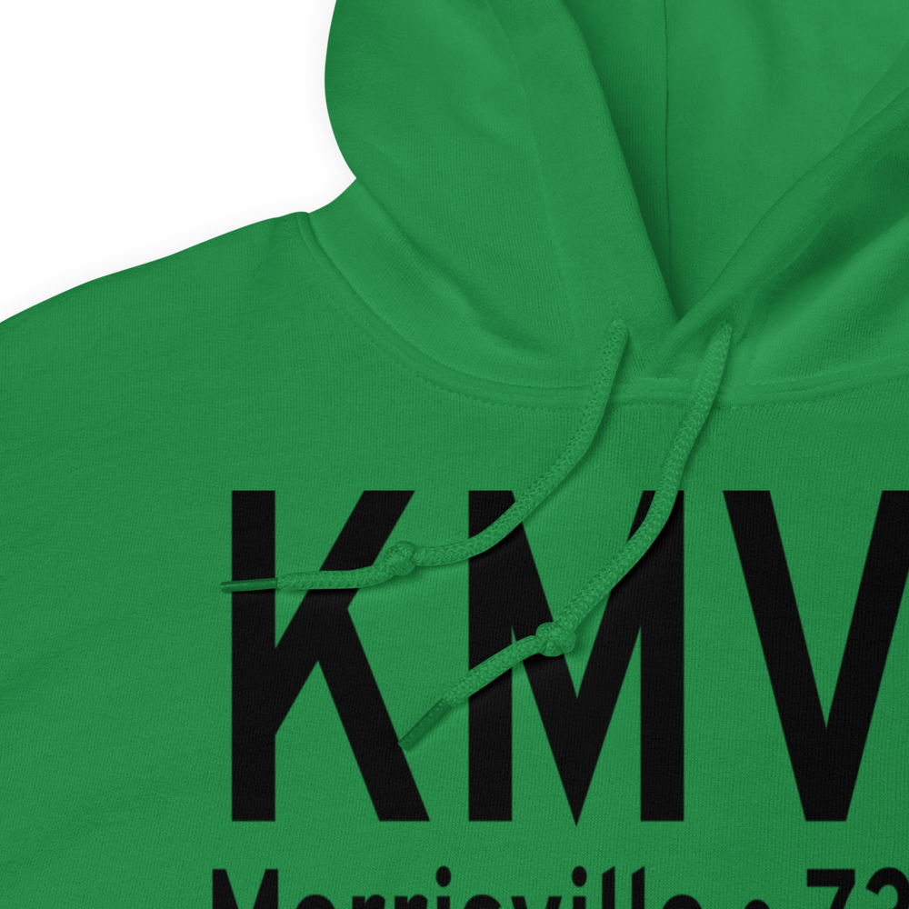 Morrisville Stowe State Airport (KMVL) ICAO Hoodie Sweatshirt 