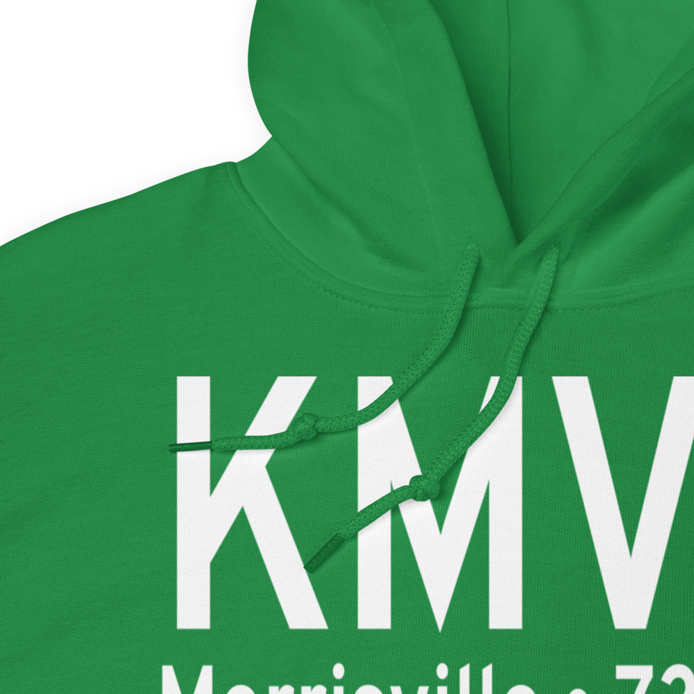 Morrisville Stowe State Airport (KMVL) ICAO Hoodie Sweatshirt 