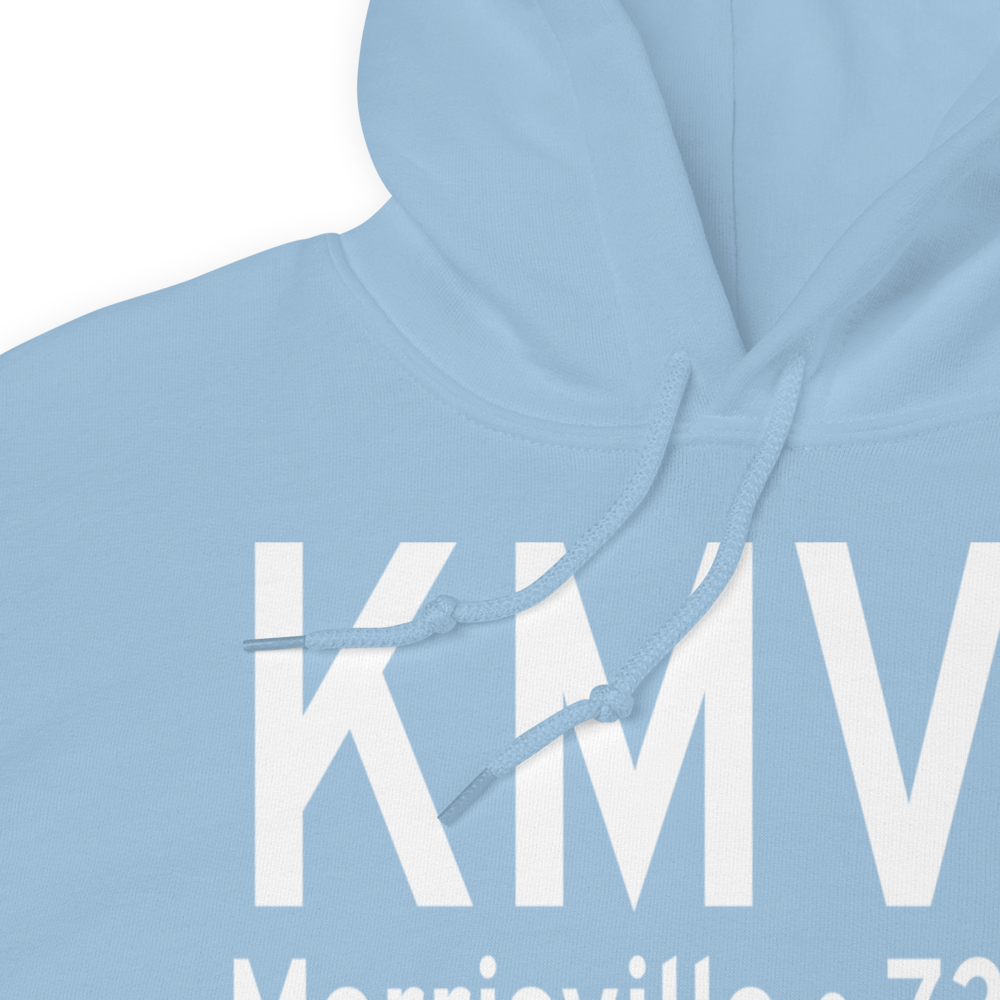 Morrisville Stowe State Airport (KMVL) ICAO Hoodie Sweatshirt 