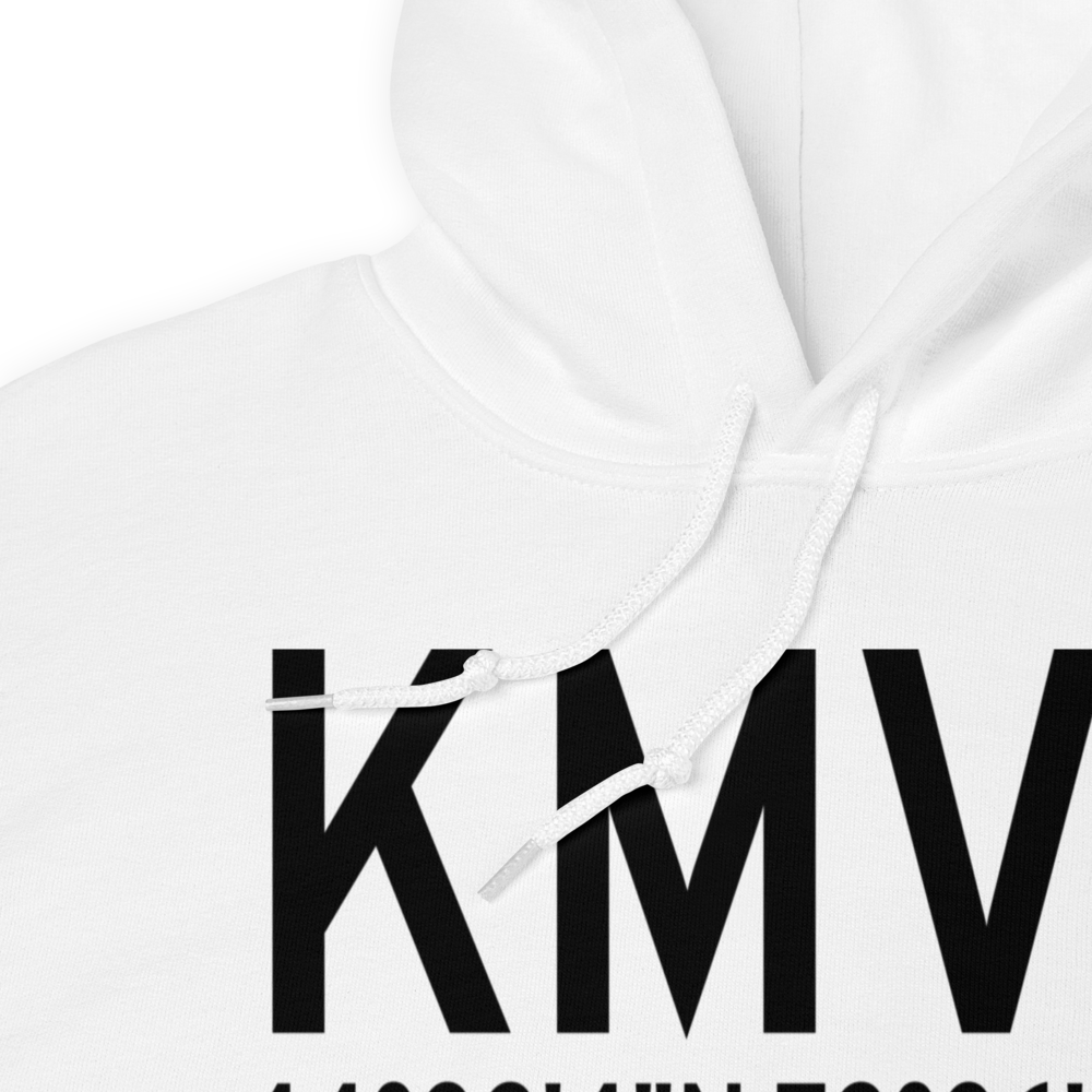 Morrisville Stowe State Airport (KMVL) ICAO Hoodie Sweatshirt 