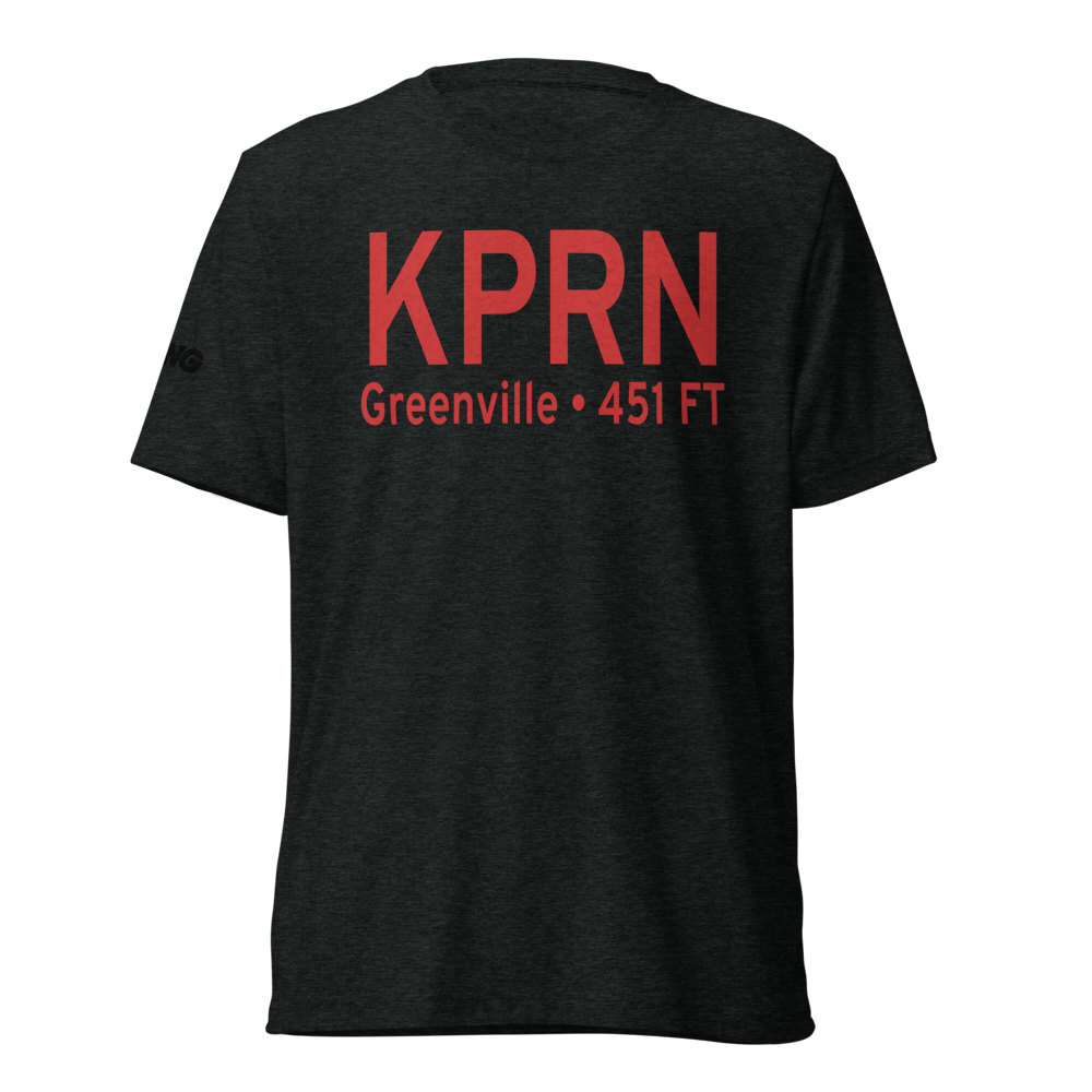 Mac Crenshaw Memorial Airport (KPRN) ICAO Tri-blend T-Shirt 