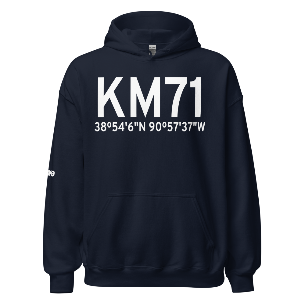 Greensfield Airport (KM71) ICAO Hoodie Sweatshirt 