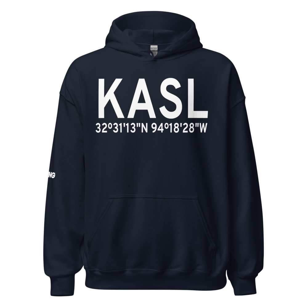 Harrison County Airport (KASL) ICAO Hoodie Sweatshirt 