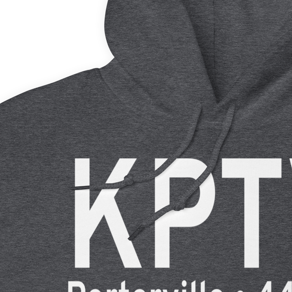 Porterville Municipal Airport (KPTV) ICAO Hoodie Sweatshirt 