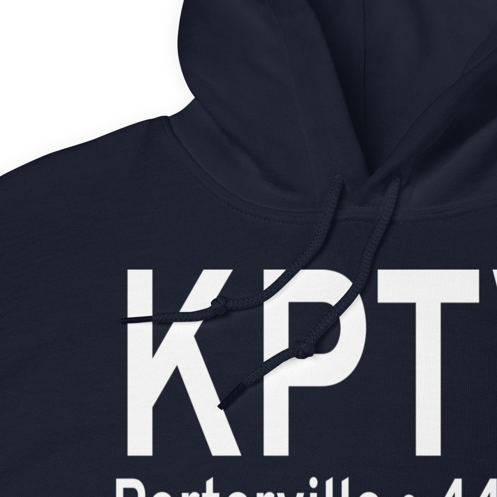 Porterville Municipal Airport (KPTV) ICAO Hoodie Sweatshirt 