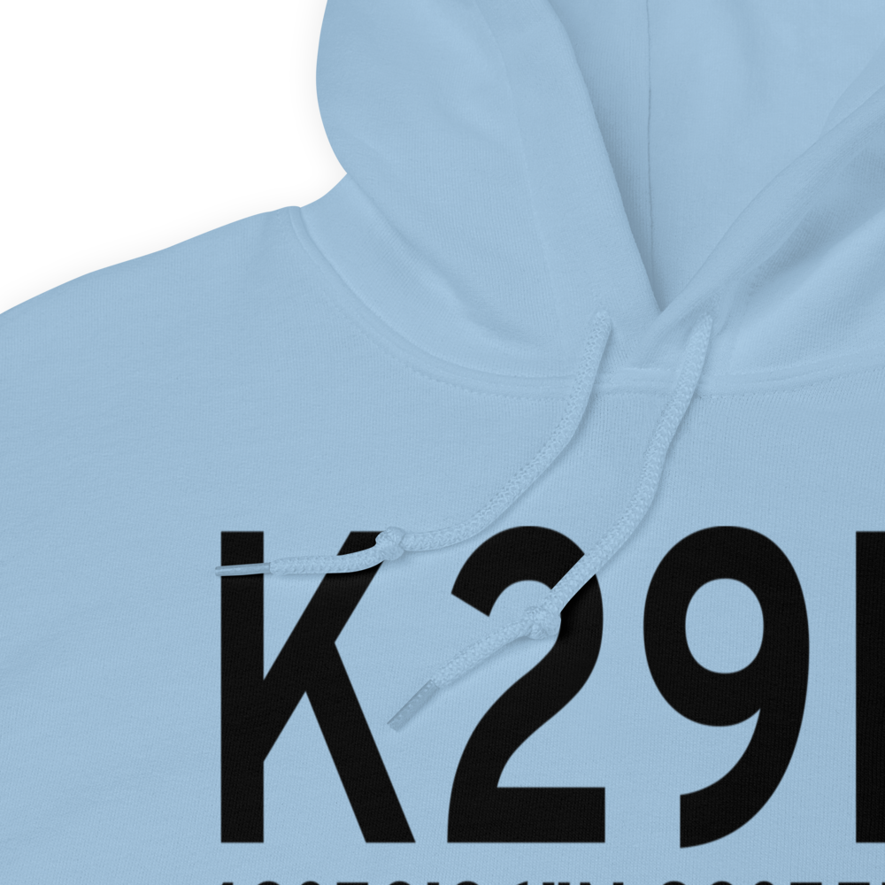 Waite Field Airport (K29M) ICAO Hoodie Sweatshirt 