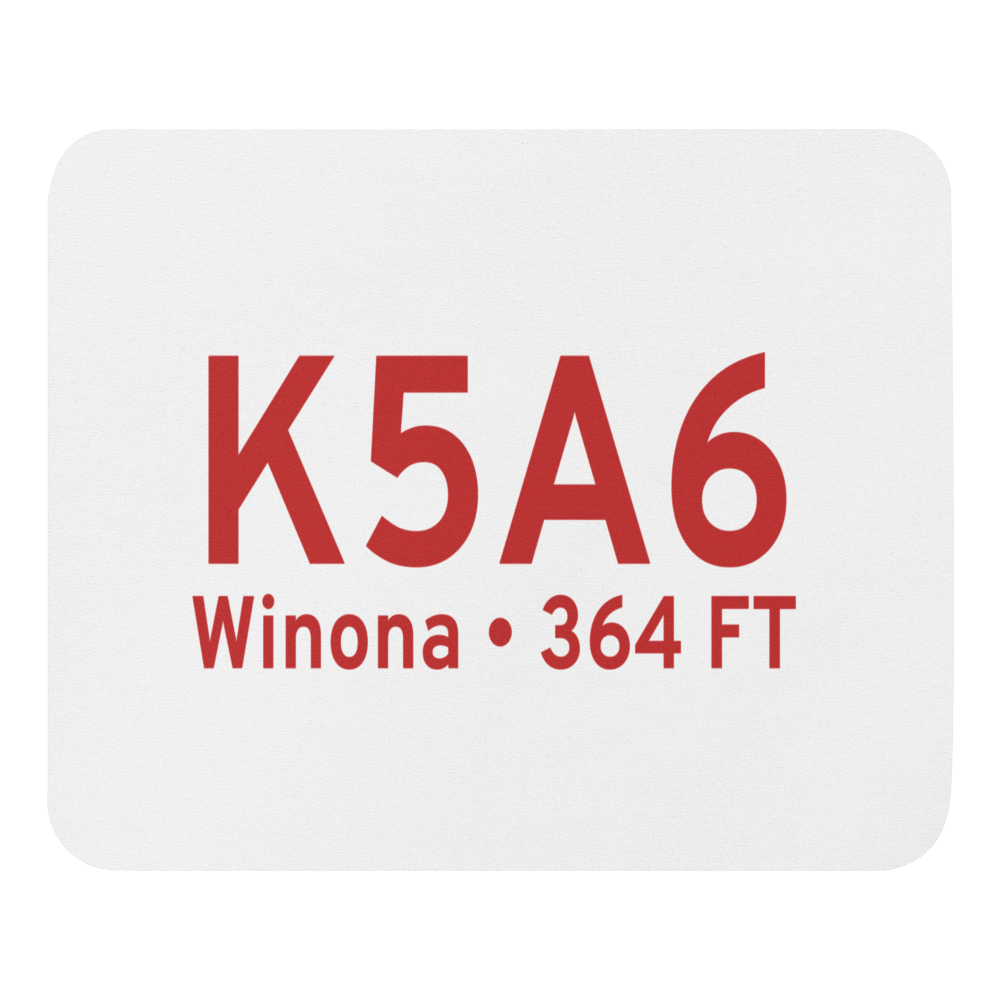 Winona–Montgomery County Airport (K5A6) ICAO  Mouse Pad 