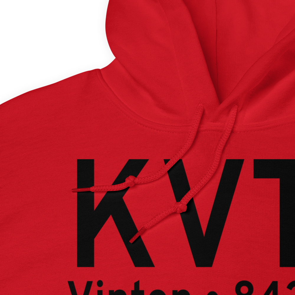 Vinton Veterans Memorial Airpark (KVTI) ICAO Hoodie Sweatshirt 