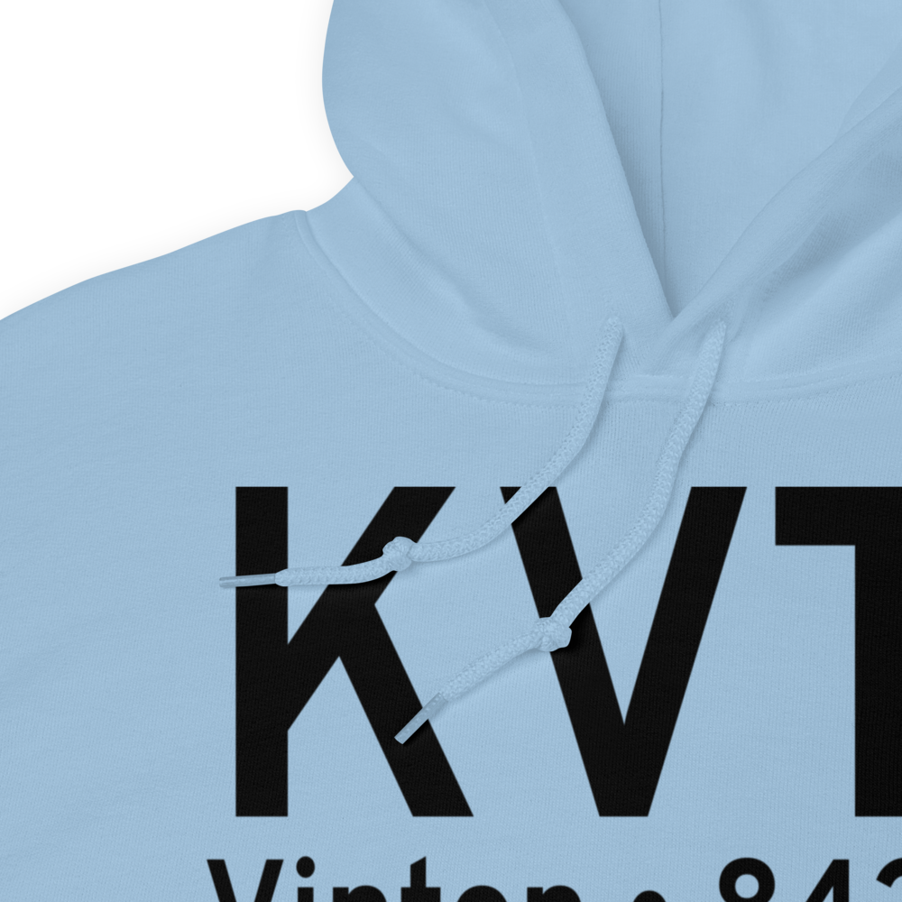 Vinton Veterans Memorial Airpark (KVTI) ICAO Hoodie Sweatshirt 