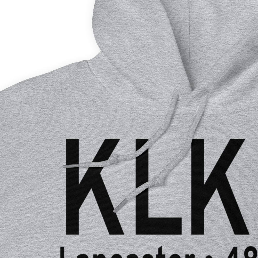 Lancaster County-Mc Whirter Field (KLKR) ICAO Hoodie Sweatshirt 