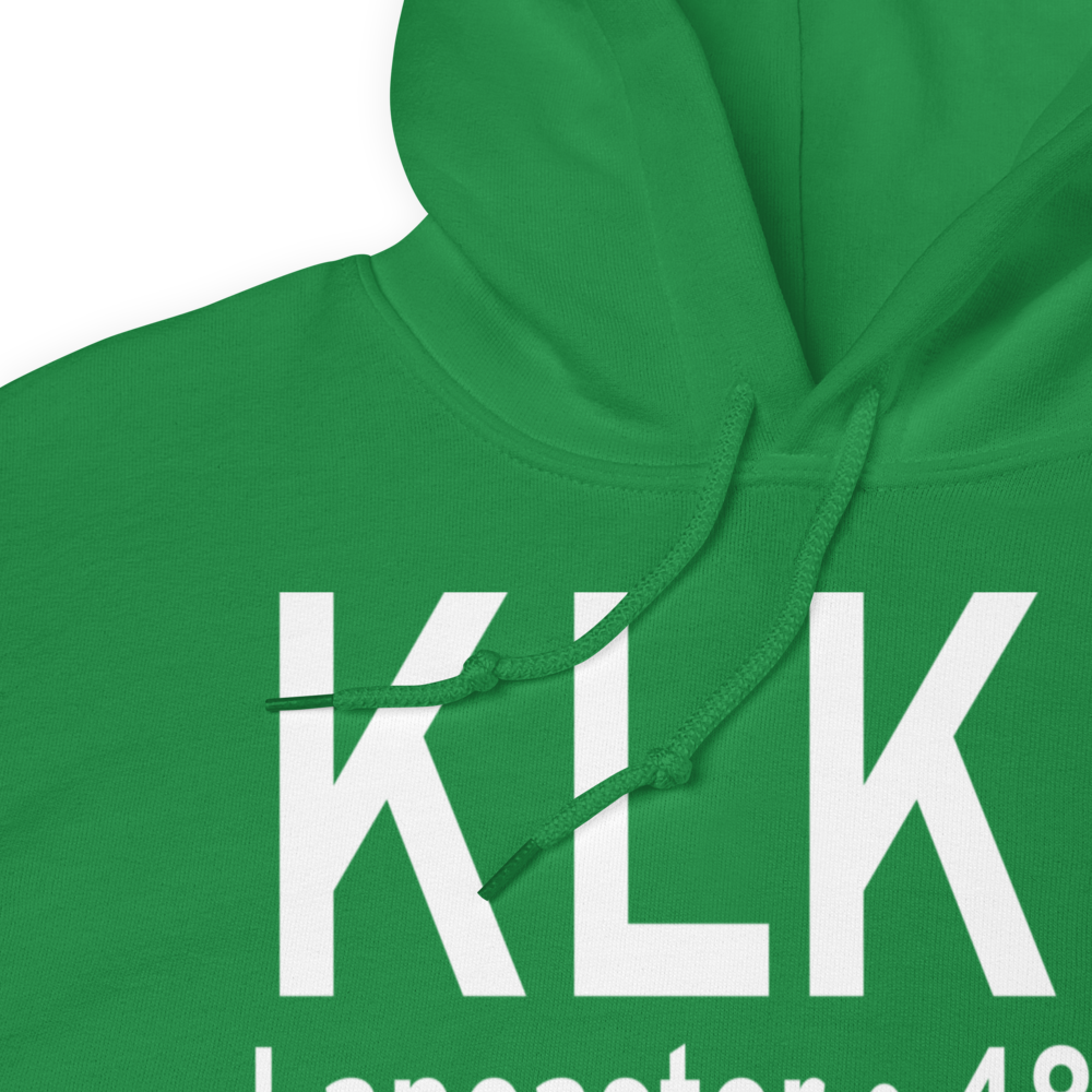 Lancaster County-Mc Whirter Field (KLKR) ICAO Hoodie Sweatshirt 