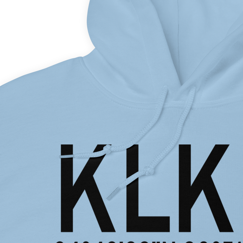 Lancaster County-Mc Whirter Field (KLKR) ICAO Hoodie Sweatshirt 