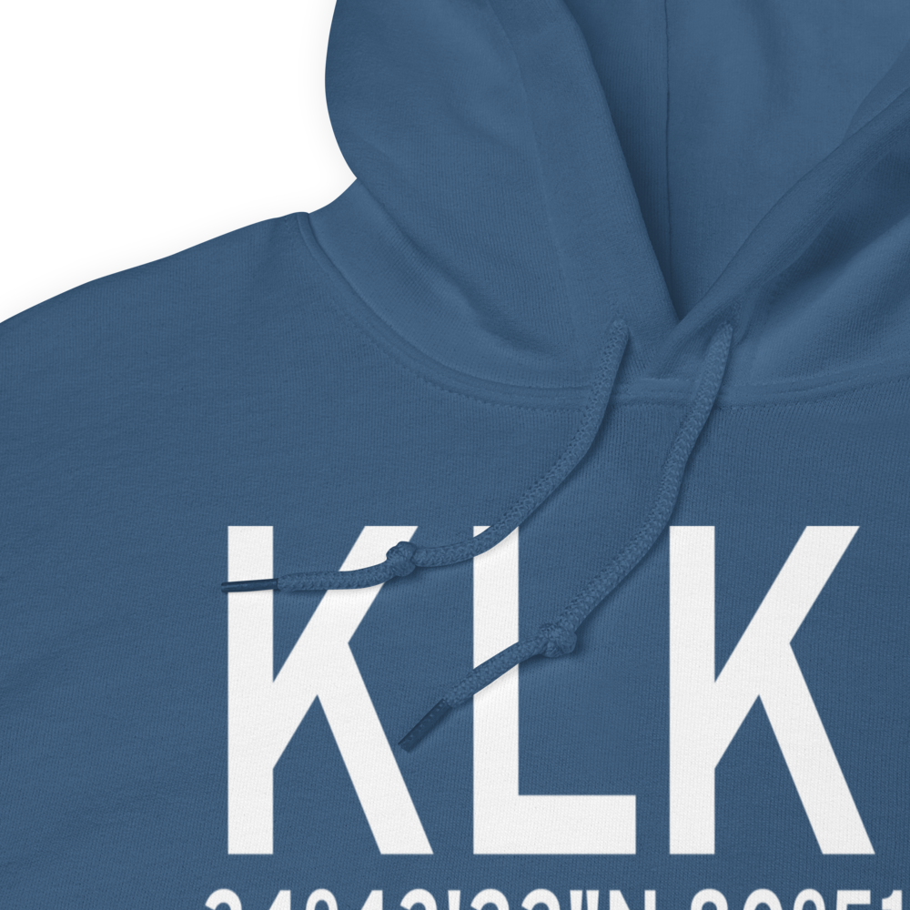 Lancaster County-Mc Whirter Field (KLKR) ICAO Hoodie Sweatshirt 