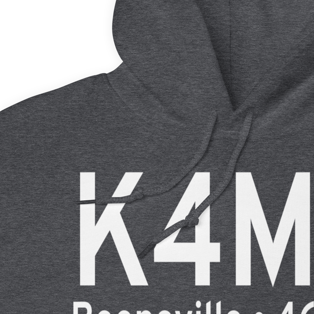 Booneville Municipal Airport (K4M2) ICAO Hoodie Sweatshirt 