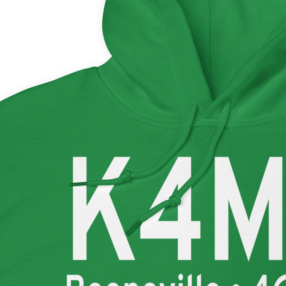 Booneville Municipal Airport (K4M2) ICAO Hoodie Sweatshirt 
