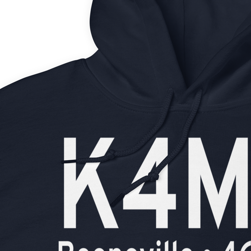 Booneville Municipal Airport (K4M2) ICAO Hoodie Sweatshirt 