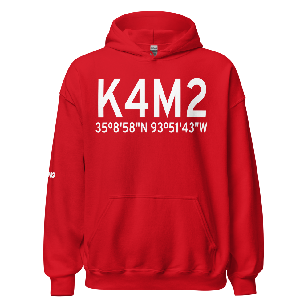 Booneville Municipal Airport (K4M2) ICAO Hoodie Sweatshirt 