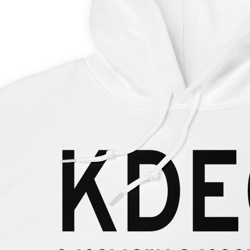 J Lynn Helms Sevier County Airport (KDEQ) ICAO Hoodie Sweatshirt 