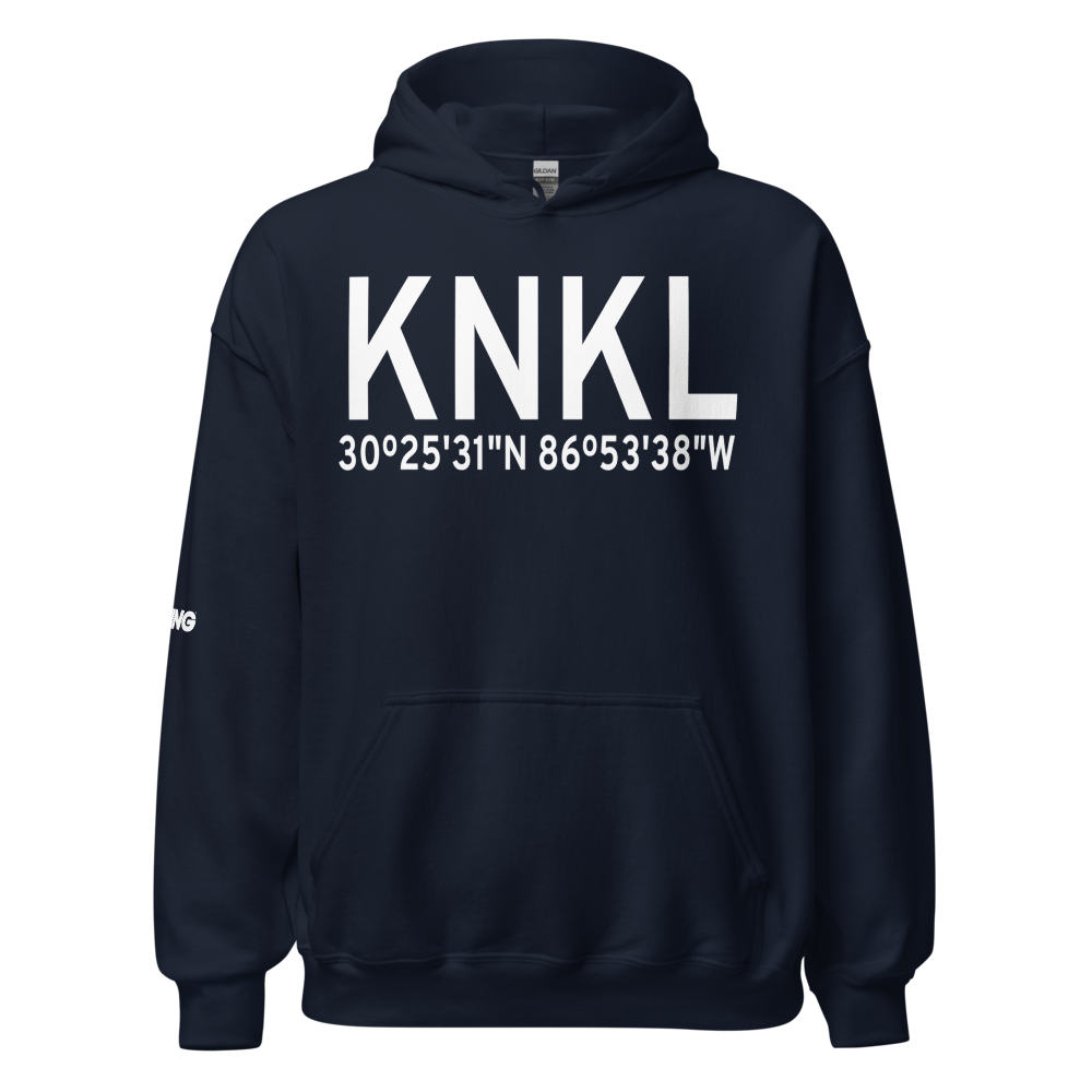 Holley Nolf Airport (KNKL) ICAO Hoodie Sweatshirt 