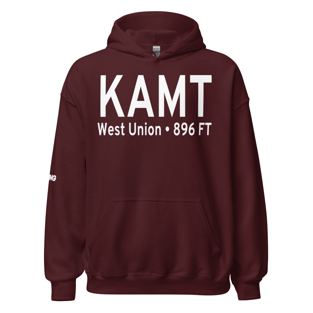 Alexander Salamon Airport (KAMT) ICAO Hoodie Sweatshirt 