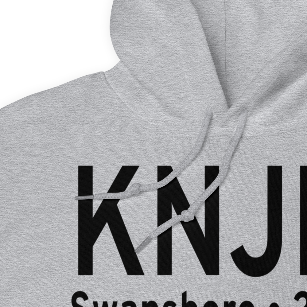 Bogue Field Mcalf Airport (KNJM) ICAO Hoodie Sweatshirt 