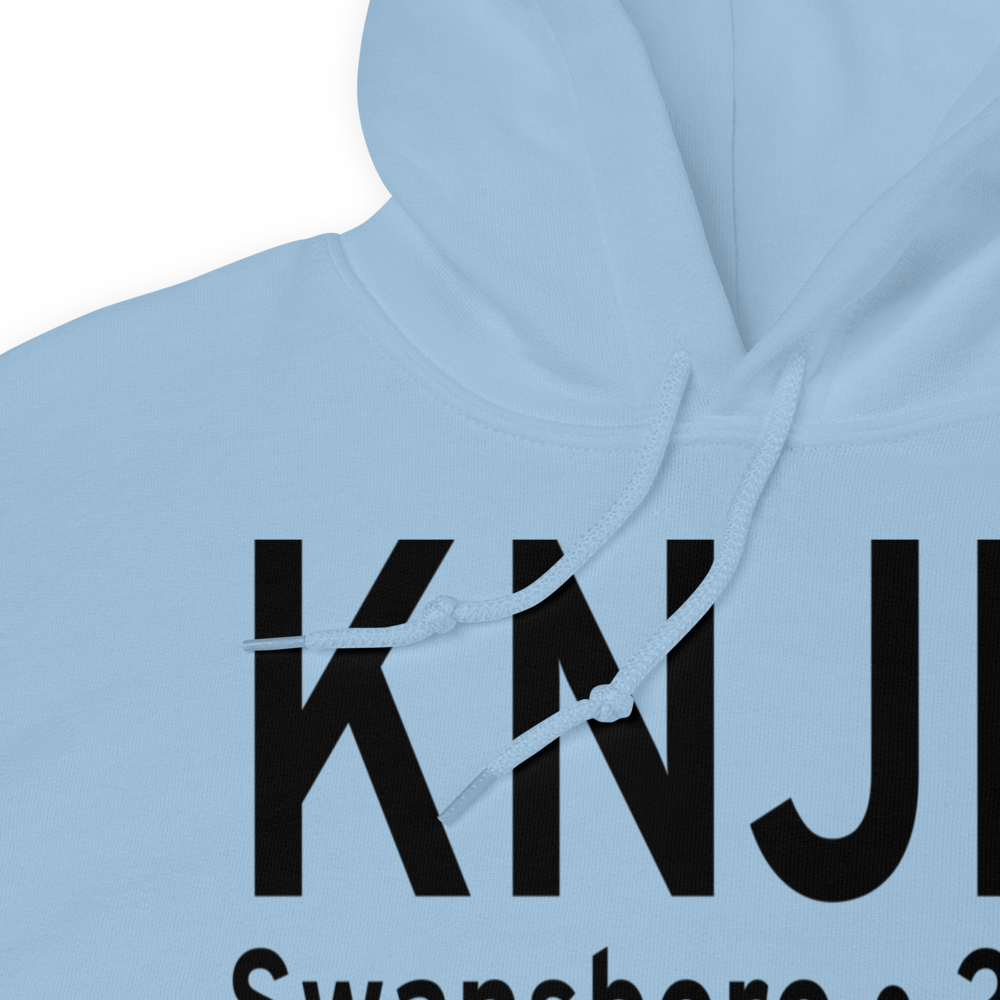 Bogue Field Mcalf Airport (KNJM) ICAO Hoodie Sweatshirt 