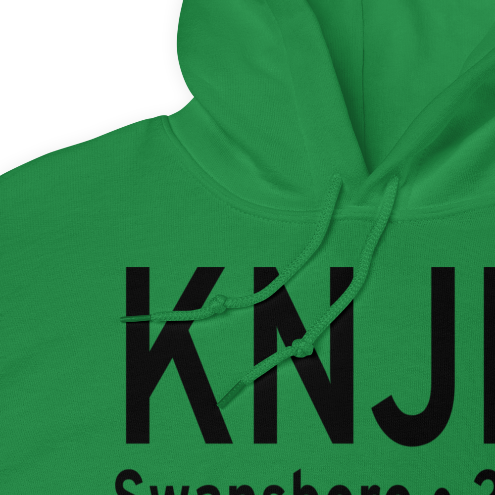 Bogue Field Mcalf Airport (KNJM) ICAO Hoodie Sweatshirt 