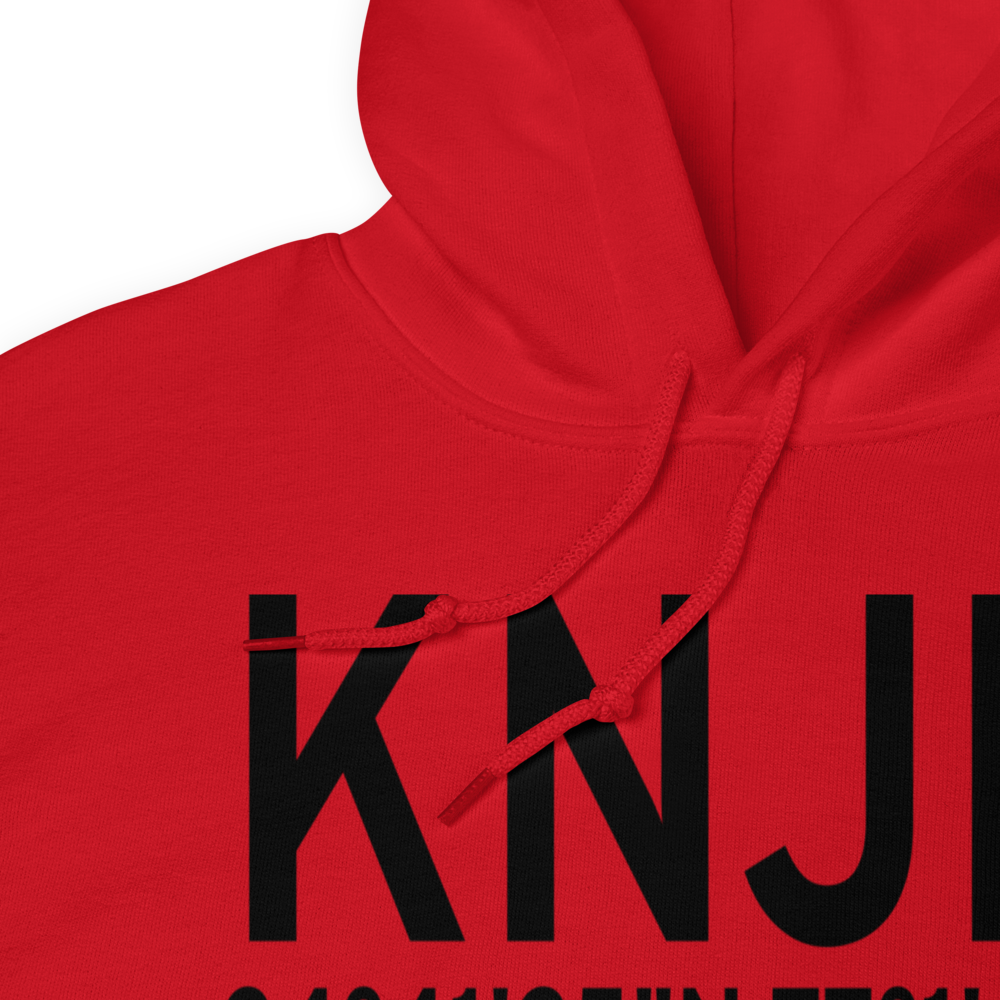 Bogue Field Mcalf Airport (KNJM) ICAO Hoodie Sweatshirt 
