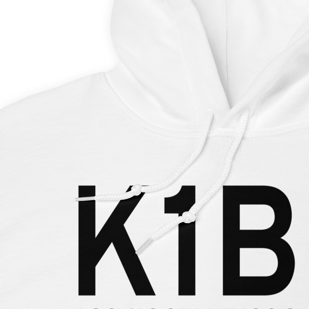 Hopedale Industrial Park Airport (K1B6) ICAO Hoodie Sweatshirt 