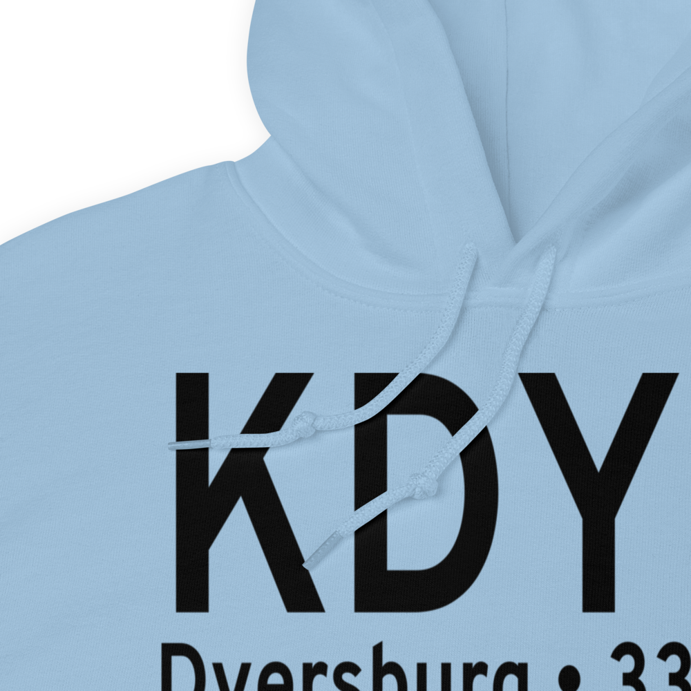 Dyersburg Regional Airport (KDYR) ICAO Hoodie Sweatshirt 
