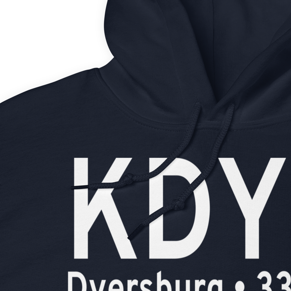 Dyersburg Regional Airport (KDYR) ICAO Hoodie Sweatshirt 