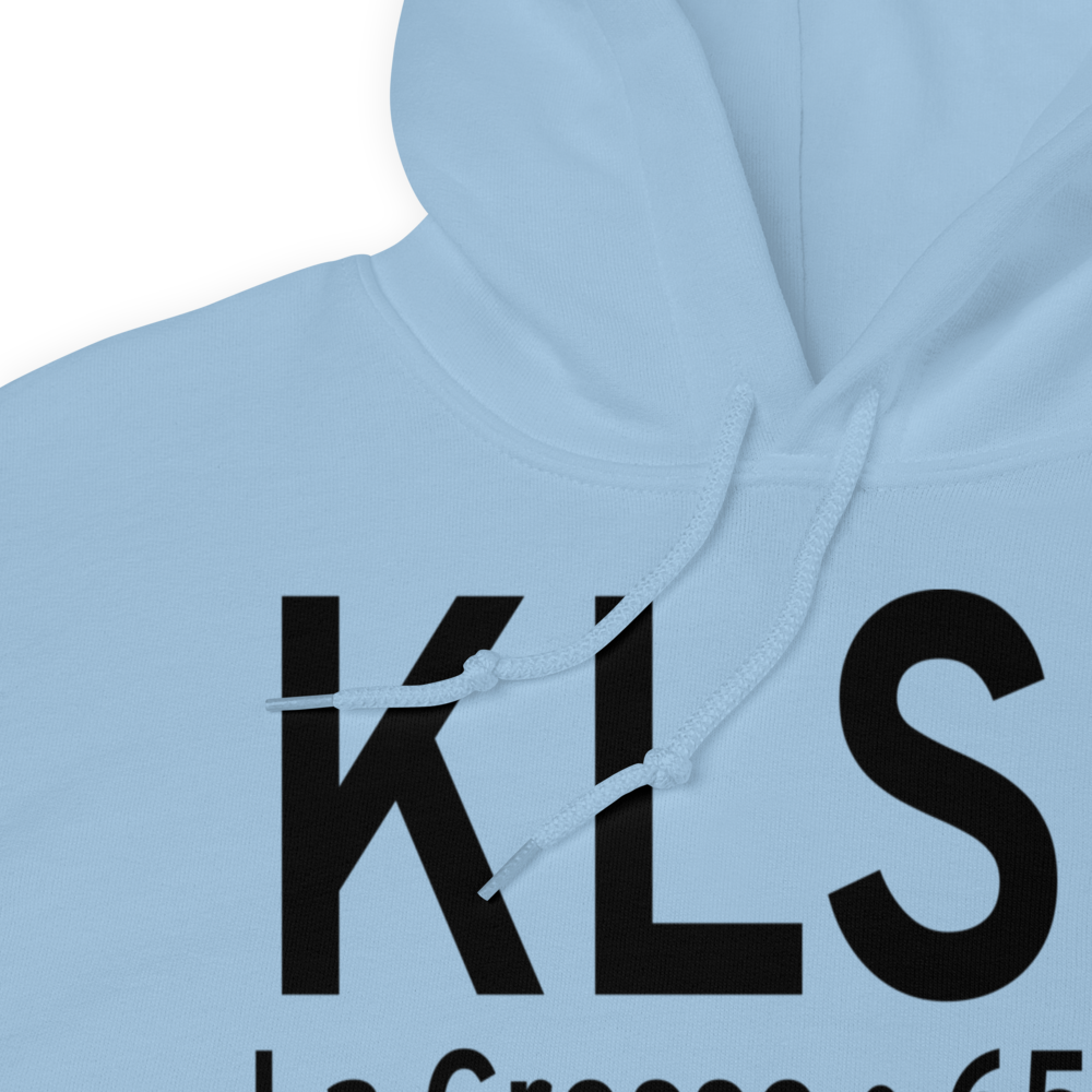 La Crosse Municipal Airport (KLSE) ICAO Hoodie Sweatshirt 
