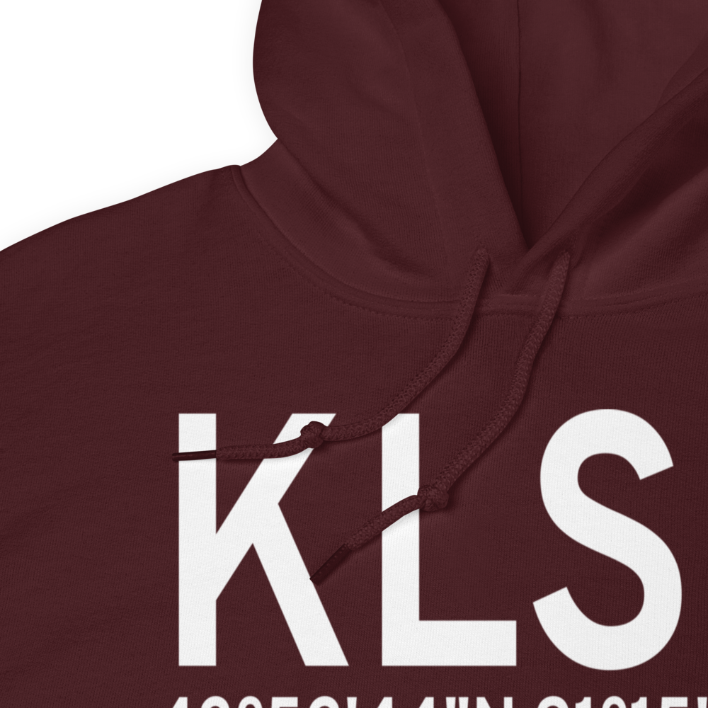 La Crosse Municipal Airport (KLSE) ICAO Hoodie Sweatshirt 