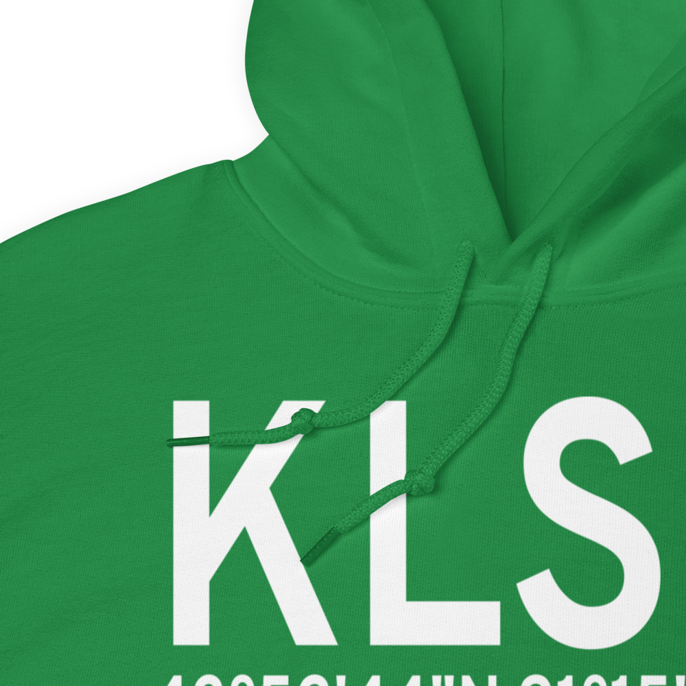 La Crosse Municipal Airport (KLSE) ICAO Hoodie Sweatshirt 