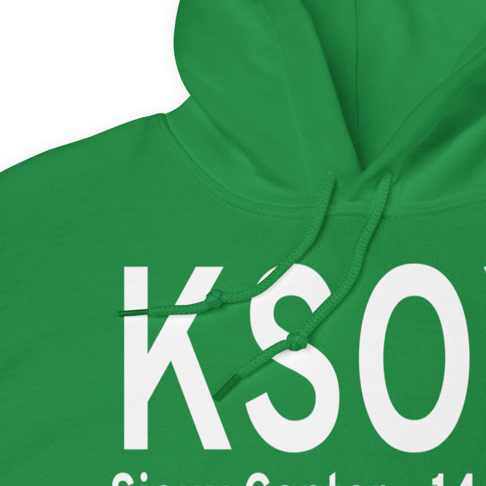 Sioux Center Municipal Airport (KSOY) ICAO Hoodie Sweatshirt 